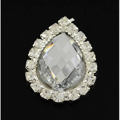 Shining Faceted Acrylic Flat Back Cabochons