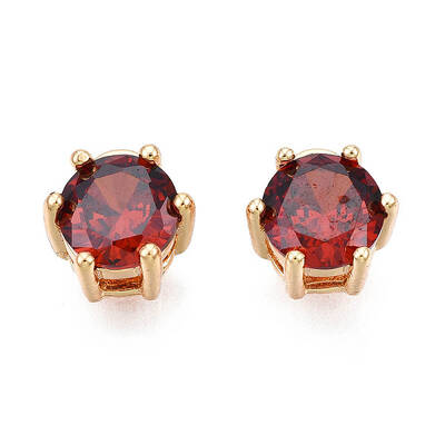 Brass Inlaid Cubic Zirconia Charms