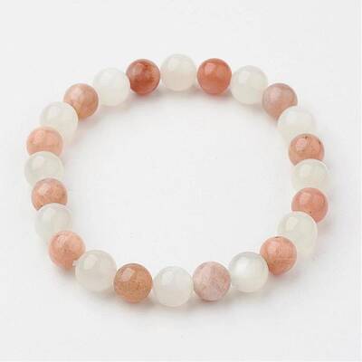 Natural Multi-Moonstone Bracelets