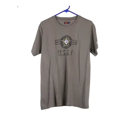Avirex T-Shirt - XL Grey Cotton