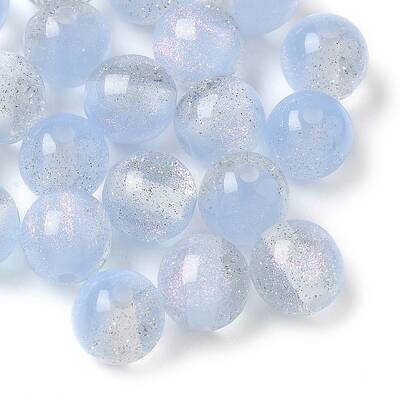 Two Tone Resin Beads