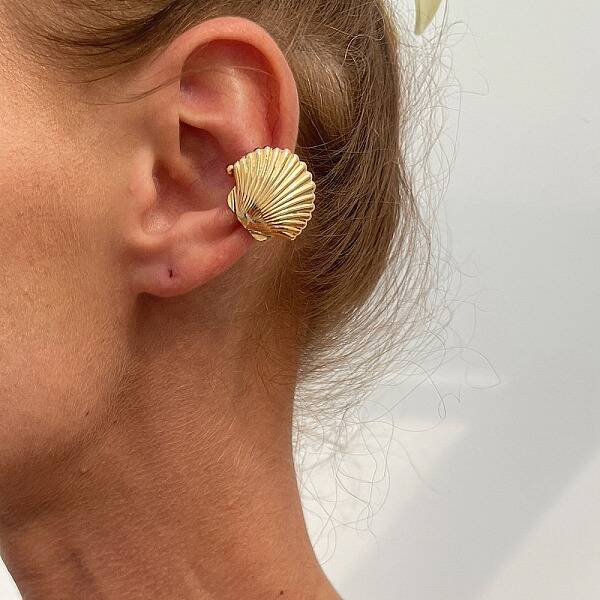 Iron & Alloy Cuff Earrings