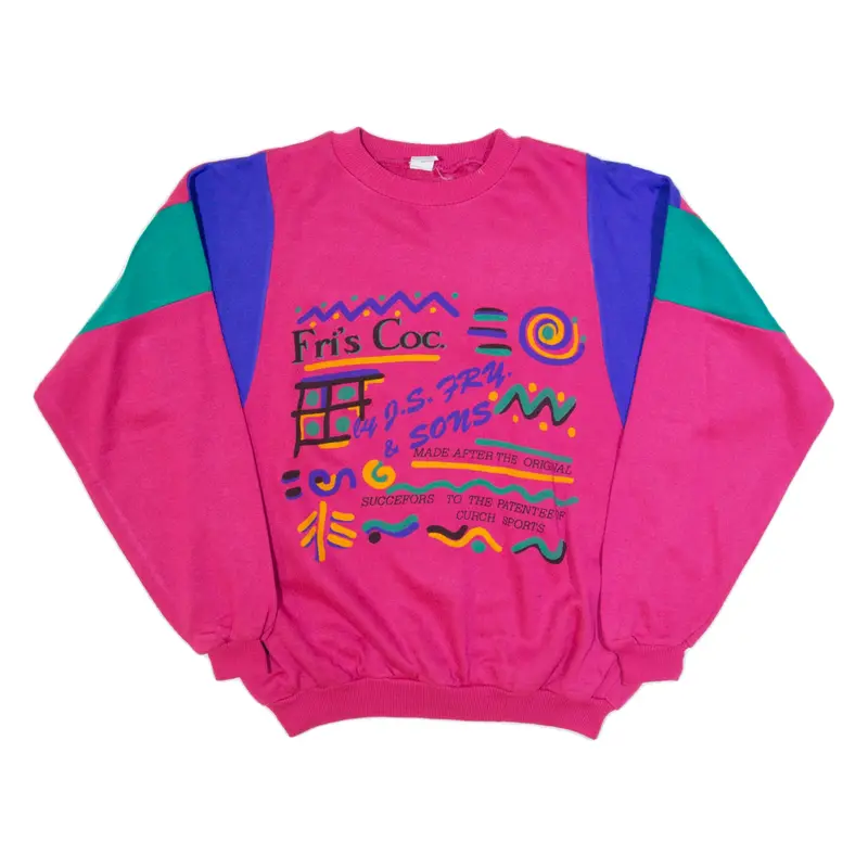 Womens Sweatshirt Purple 90s M