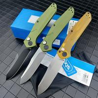 9400 Osborne Camping Pocket Folding Knife D2 Blade Aluminium Alloy Handle Outdoor Hiking Knives Multifunctional Fishing EDC T...