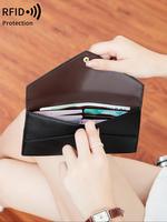 2025 New Style Solid Color Long Wallet, Wallet Card Holder, Durable Wallets Women, Fashionable Pu Leather Zipper Wallet for ...