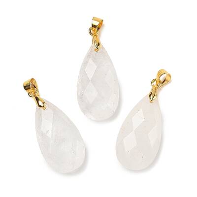 Natural Quartz Crystal Pendants