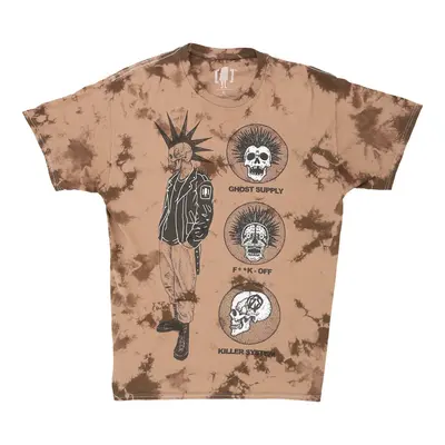 The Ghost Supply Halloween T-Shirt - Large Beige Cotton