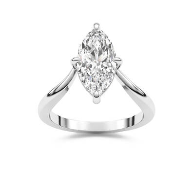 Thalia Lab Grown Diamond Engagement Ring | 10K White Gold 1 1/2 CT. TW.