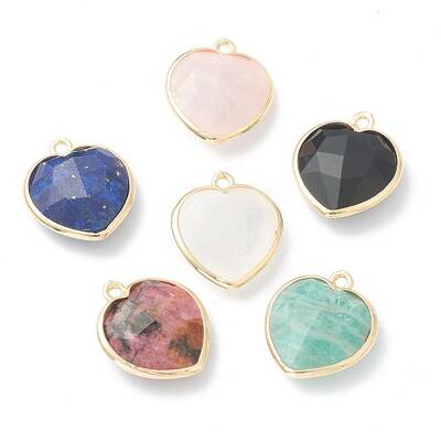 Natural Mixed Gemstone Pendants