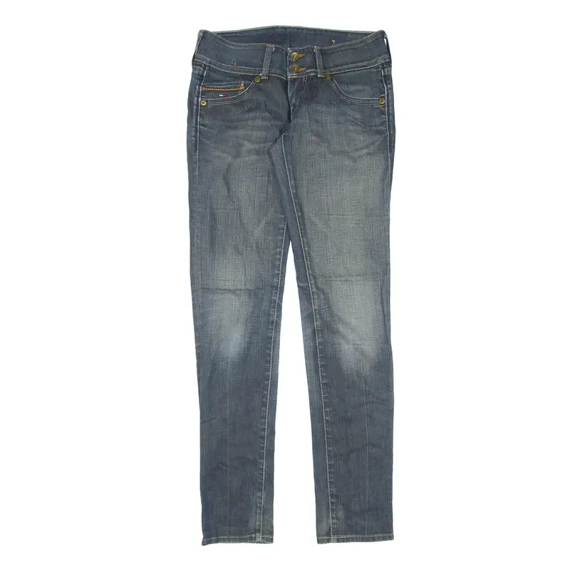 TOMMY HILFIGER Jeans Blue Denim Slim Skinny Stone Wash Womens W28 L34