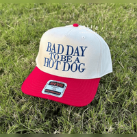 Bad Day To Be a Hot Dog Embroidered Trucker Hat For Him For Her Funny Trendy Mesh Cap Stylish Trucker Hat Custom Stitch Truck...