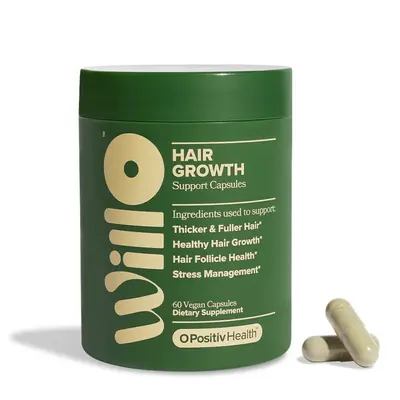 WILLO Hair Growth Support for Women - Supports Thicker, Fuller Hair & Healthy Hair Growth - 30 Servings (Pack of 1)