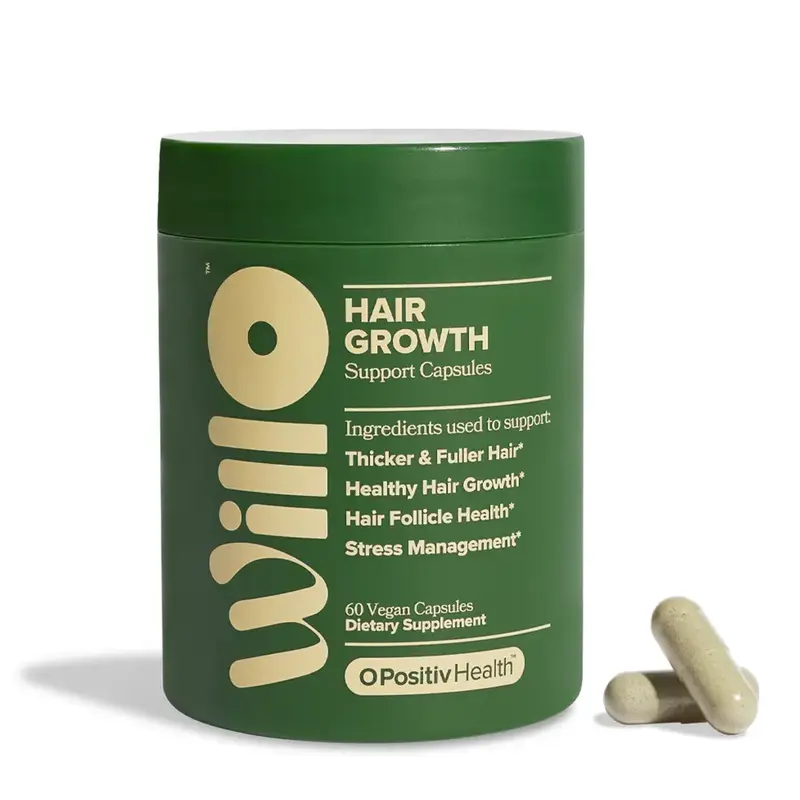 WILLO Hair Growth Support for Women - Supports Thicker, Fuller Hair & Healthy Hair Growth - 30 Servings (Pack of 1)