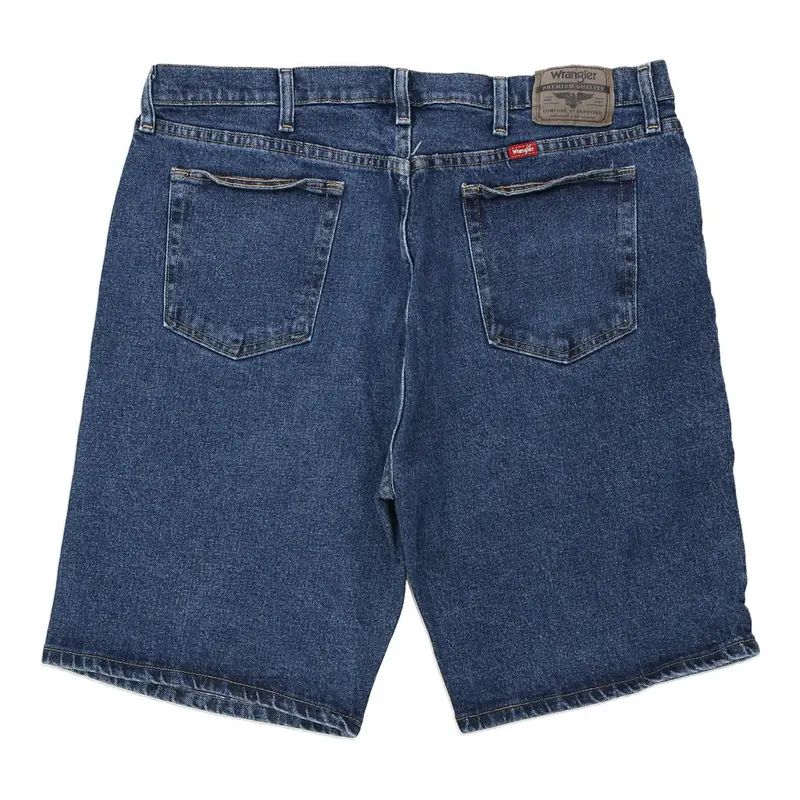 Wrangler Denim Shorts - 38W 10L Blue Cotton