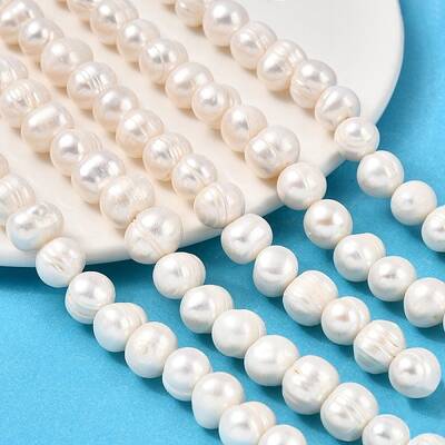 Natural Cultured Freshwater Pearl Beads Strands
