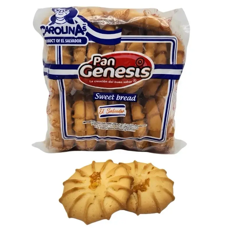 Sweet bread  Pan Génesis 24 unidades. Delicioso pan Snack Traditional