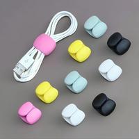 Cable Management Clip, Multifunctional Cable Organizer, Cable Holder for Charging Cable & Headphone Cable, Durable Plastic Ca...