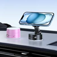 Foldable Portable Vacuum Magnetic Phone Holder, 360 Degree Rotating. Universal Car Mount, Electric SuctionCup for Shower/Mirr...