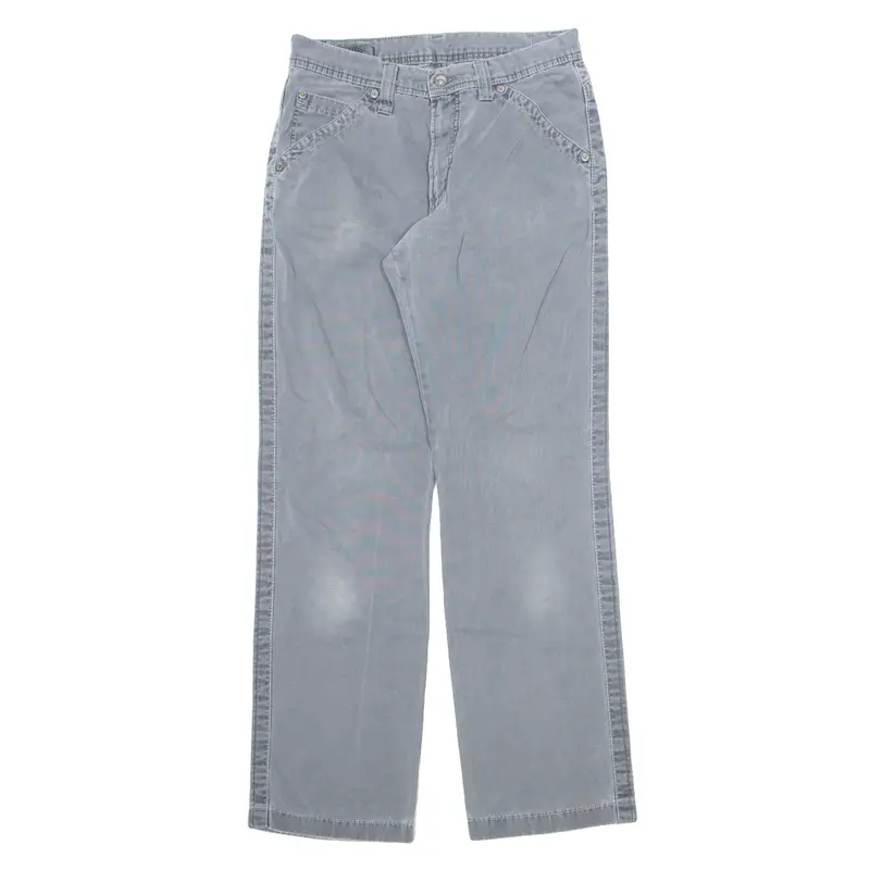 PIONEER Mens Trousers Grey Regular Straight W34 L34