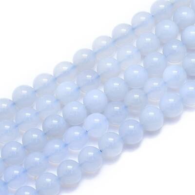 Natural Blue Chalcedony Beads Strands