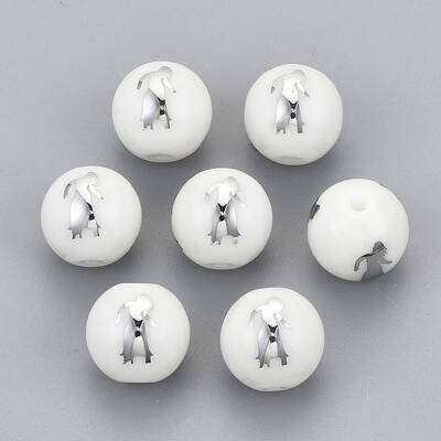 Electroplate Glass Beads