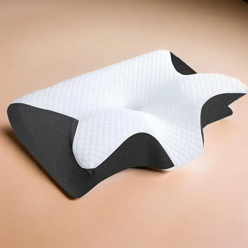 Memory Foam Neck Pillow, Soft Neck Support Pillow, Side Sleeper Pillow, Neck Support Cushion, Sleep Aid Pillows for Home & Of...
