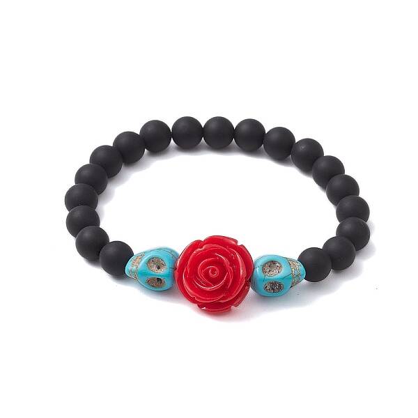 Resin and Synthetic Turquoise Bracelets
