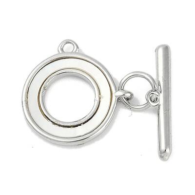Brass & Shell Toggle Clasps