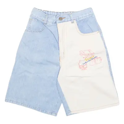 TEXSTAR Womens Denim Shorts Blue M W22