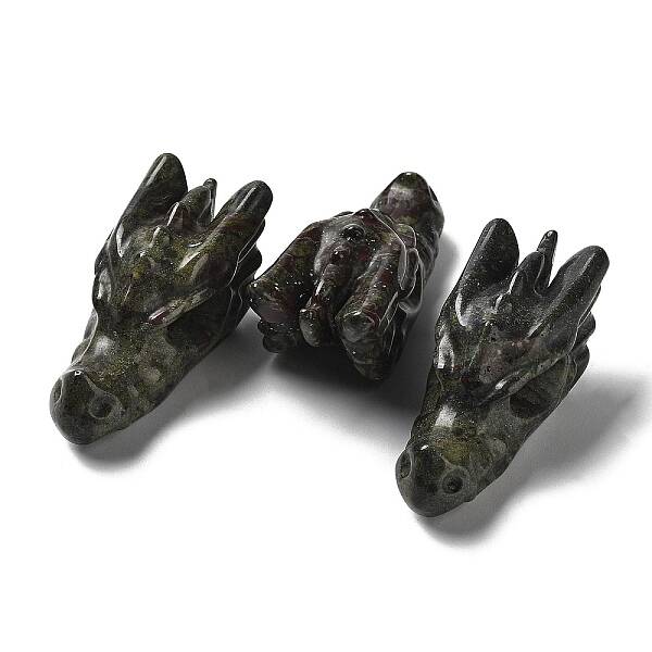 Natural Dragon Blood Healing Dragon Head Figurines