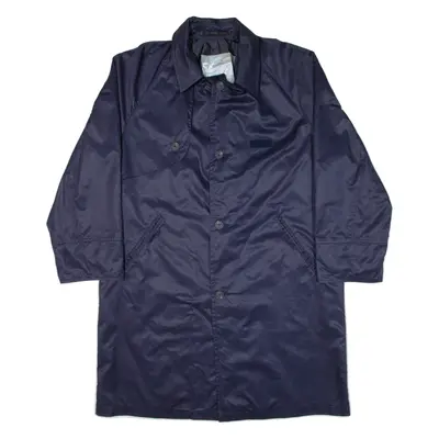 Mens Overcoat Coat Blue XL