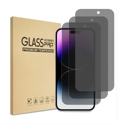 3pcs/set Privacy Screen Protector, Anti-Spy Tempered Glass Film for iPhone X 11 12 13 14 Pro Max