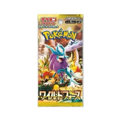 Pokémon Wild Force Booster Pack - Collectible Trading Card Game Featuring Vibrant Artwork and Unspecified Content