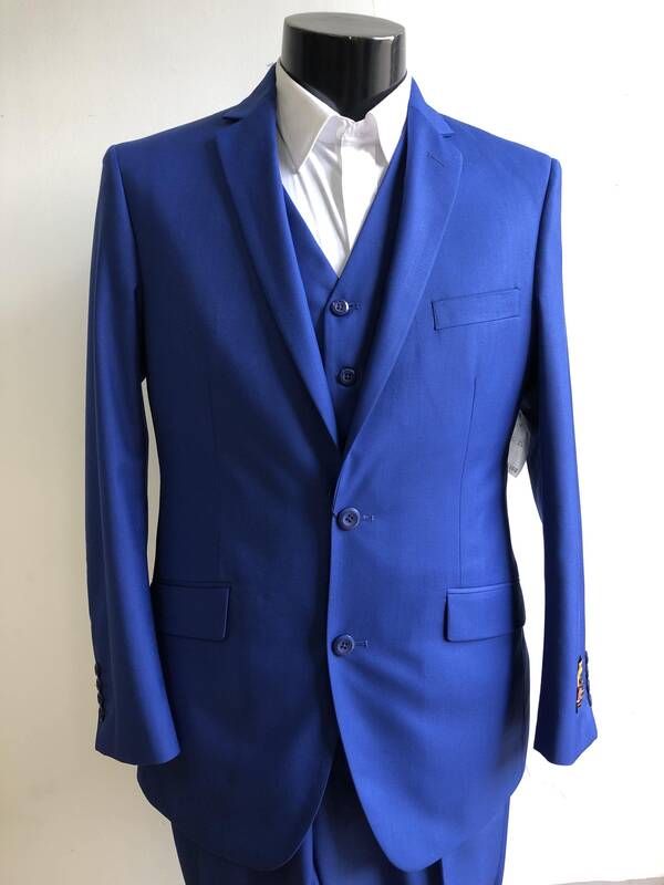 AN-2V Sapphire - Mens Modern Fit Suit