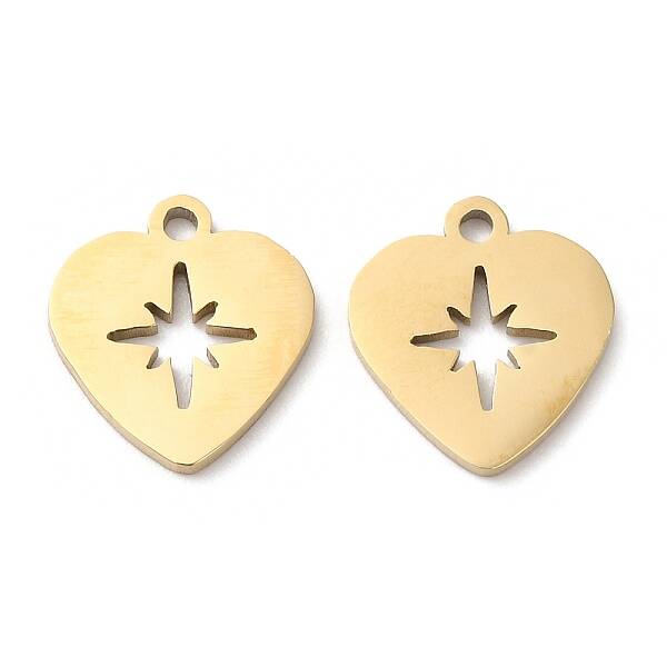 Ion Plating(IP) 316L Surgical Stainless Steel Charms