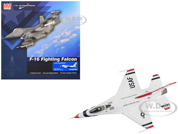 Lockheed F-16C Fighting Falcon Fighter Aircraft Thunderbirds #1-6 Decals Royal International Air Tattoo (2017) United States ...