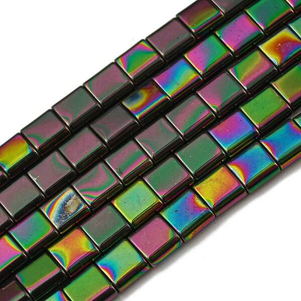 Electroplated Non-magnetic Synthetic Hematite Beads Strands