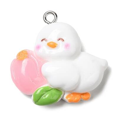 Cute Opaque Resin Pendants