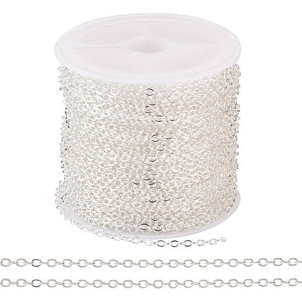 Brass Coated Iron Flat Cable Chains
