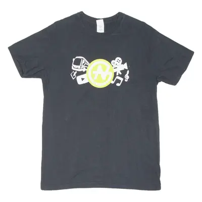 GILDAN Music Mens Band T-Shirt Black M