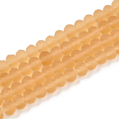 Transparent Glass Beads Strands