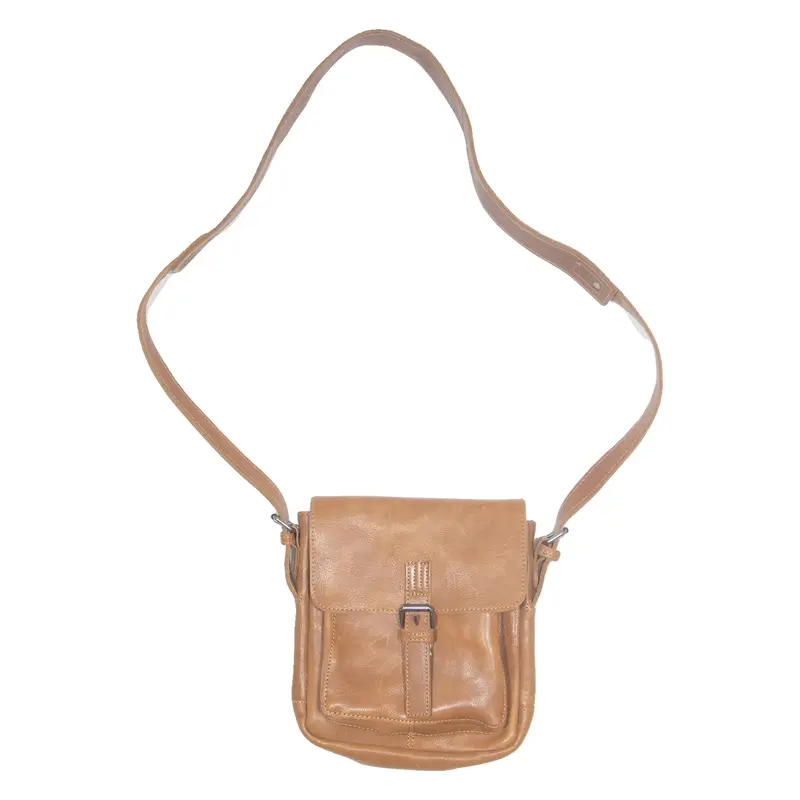 ASHWOOD Womens Crossbody Bag Brown Leather 90s