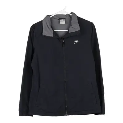 Age 12-13 Nike Jacket - Large Black Polyester Blend
