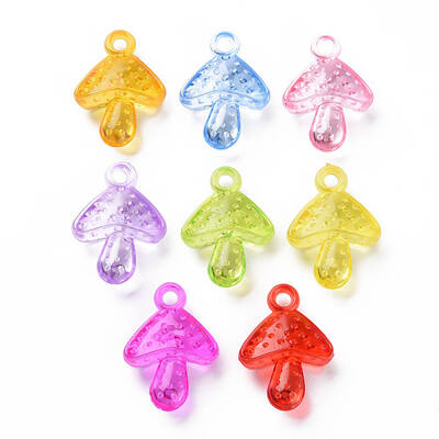 Autumn Theme Transparent Acrylic Pendants