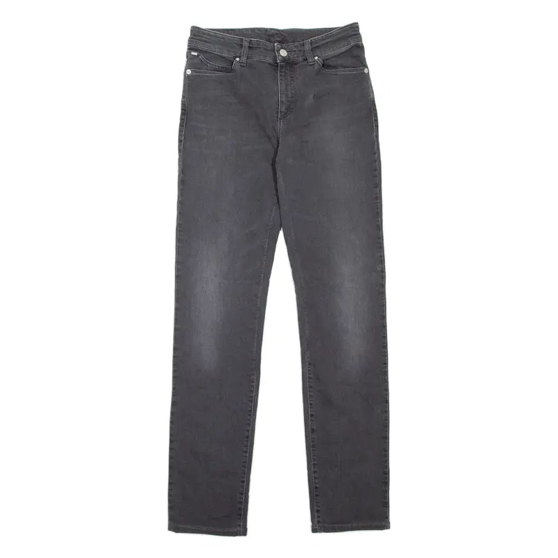 ARMANI JEANS J18 Dahlia Womens Jeans Grey Slim Straight Stone Wash W28 L31