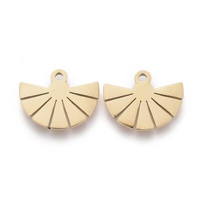 Ion Plating(IP) 316 Surgical Stainless Steel Charms