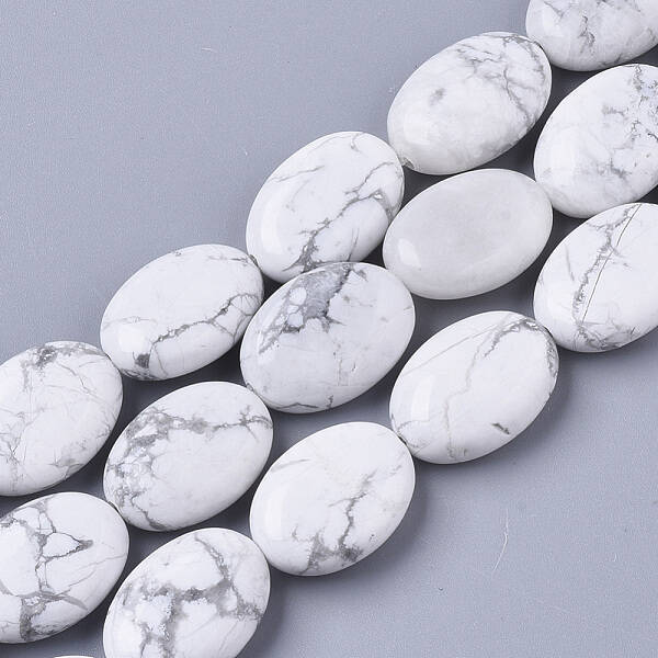 Natural Howlite Beads Strands
