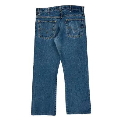517 Levis Boot Cut Jeans - 38W 30L Blue Cotton