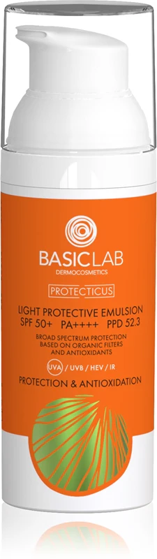 BasicLab Dermocosmetics Protecticus light protective emulsion against external agents SPF 50+ 50 ml