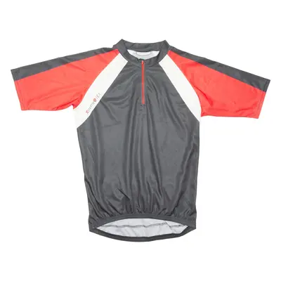 XTREME@TEX Cycling Mens Jersey Black 3/4 Sleeve 1/4 Zip XL